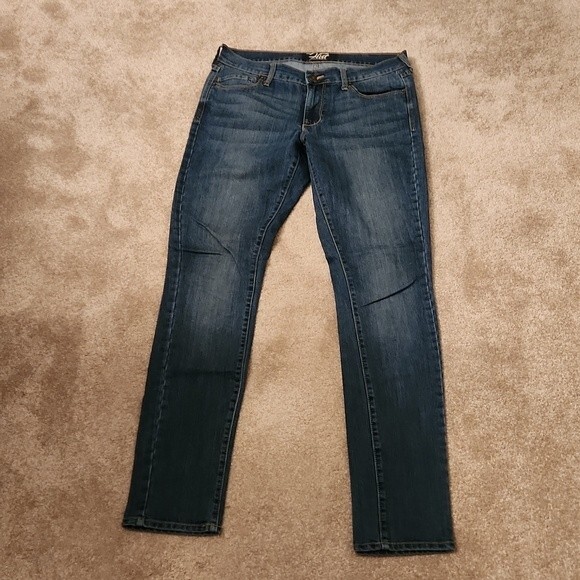 Old Navy Women's The Flirt Skinny Jeans Medium Wash Size 8 Long - Picture 2 of 5